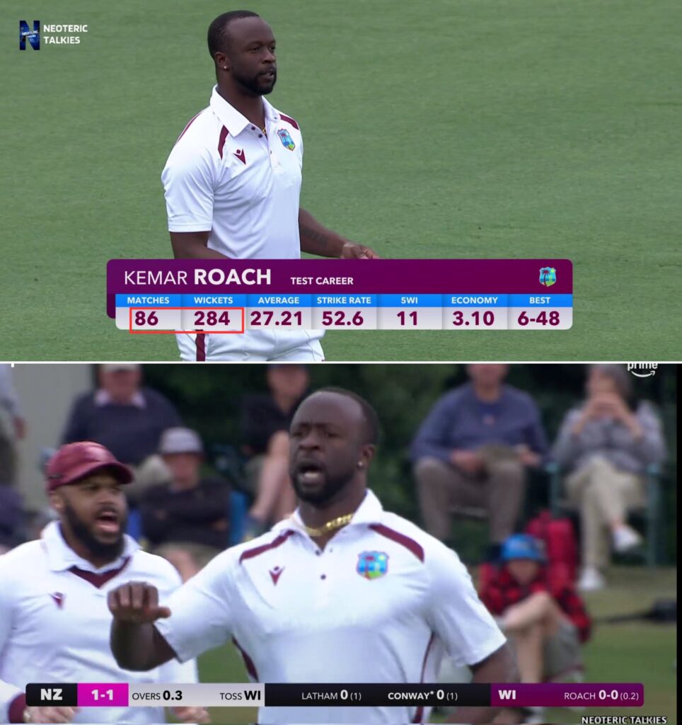 Kemar roach: best performance 