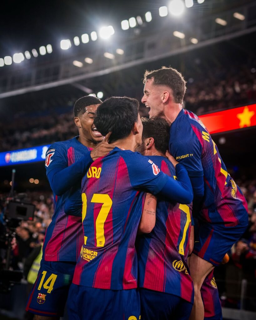 Barcelona vs Atletico Madrid:3-1 win